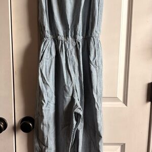 Abercrombie & Fitch Blue Striped Kids Jumpsuit